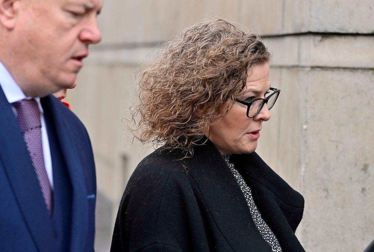 INQUEST: Noah\'s mum Fiona arrives at court this week