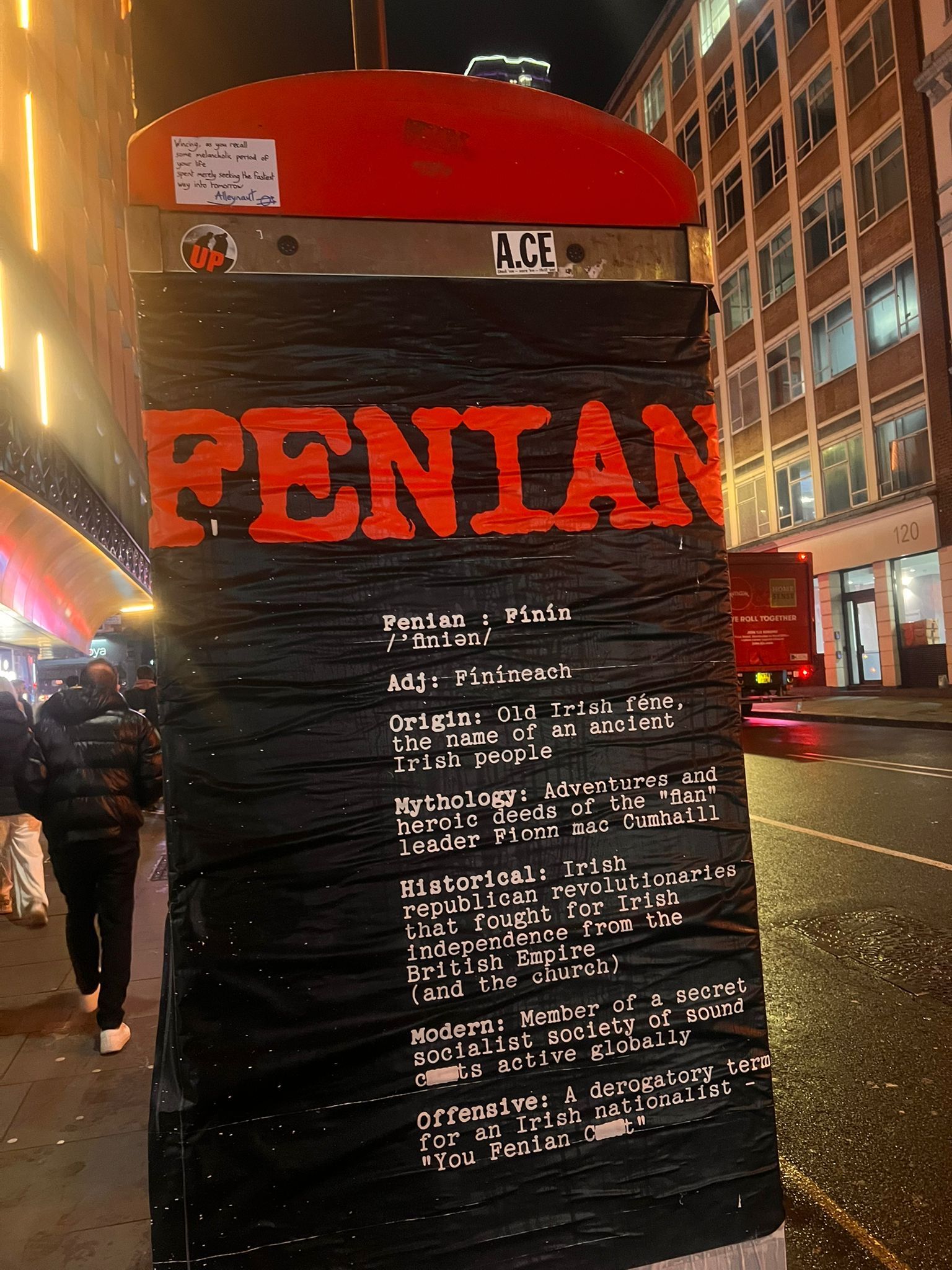 CAMPAIGN: The ad that was spotted by a reader in London