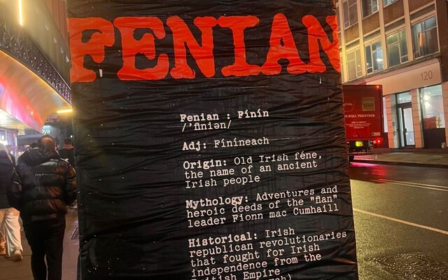 'Fenian' van ad campaign spreads to London