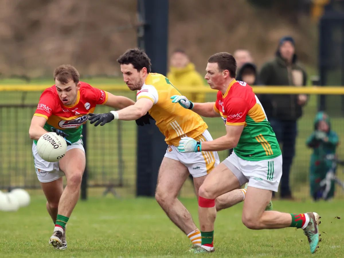 ONE THAT GOT AWAY: Antrim suffered a disappointing defeat at the hands of Carlow in the league opener