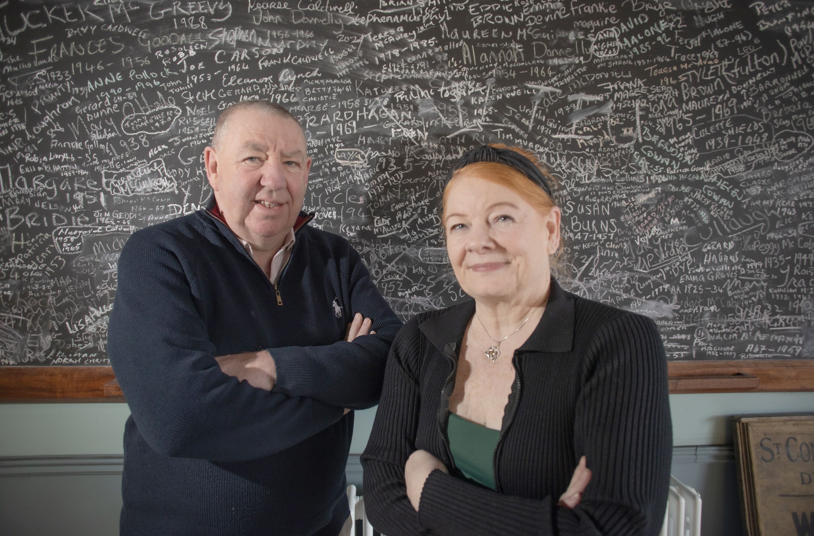 TEAMWORK: Gerry McConville and Marie Maguire from Falls Community Council