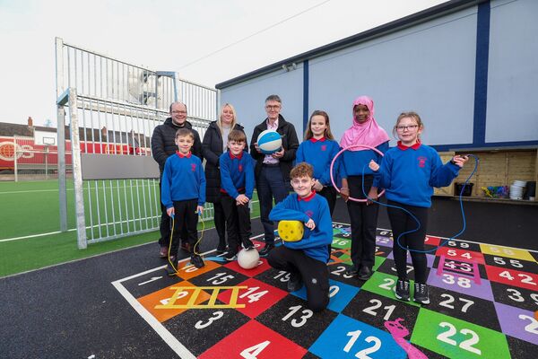 New £80,000 playground opens at Donegall Road Primary School