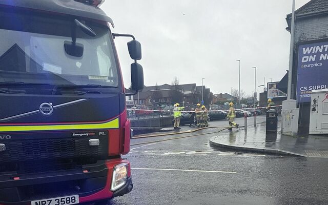 Electrical fault cordons off businesses on the Andersonstown Road 