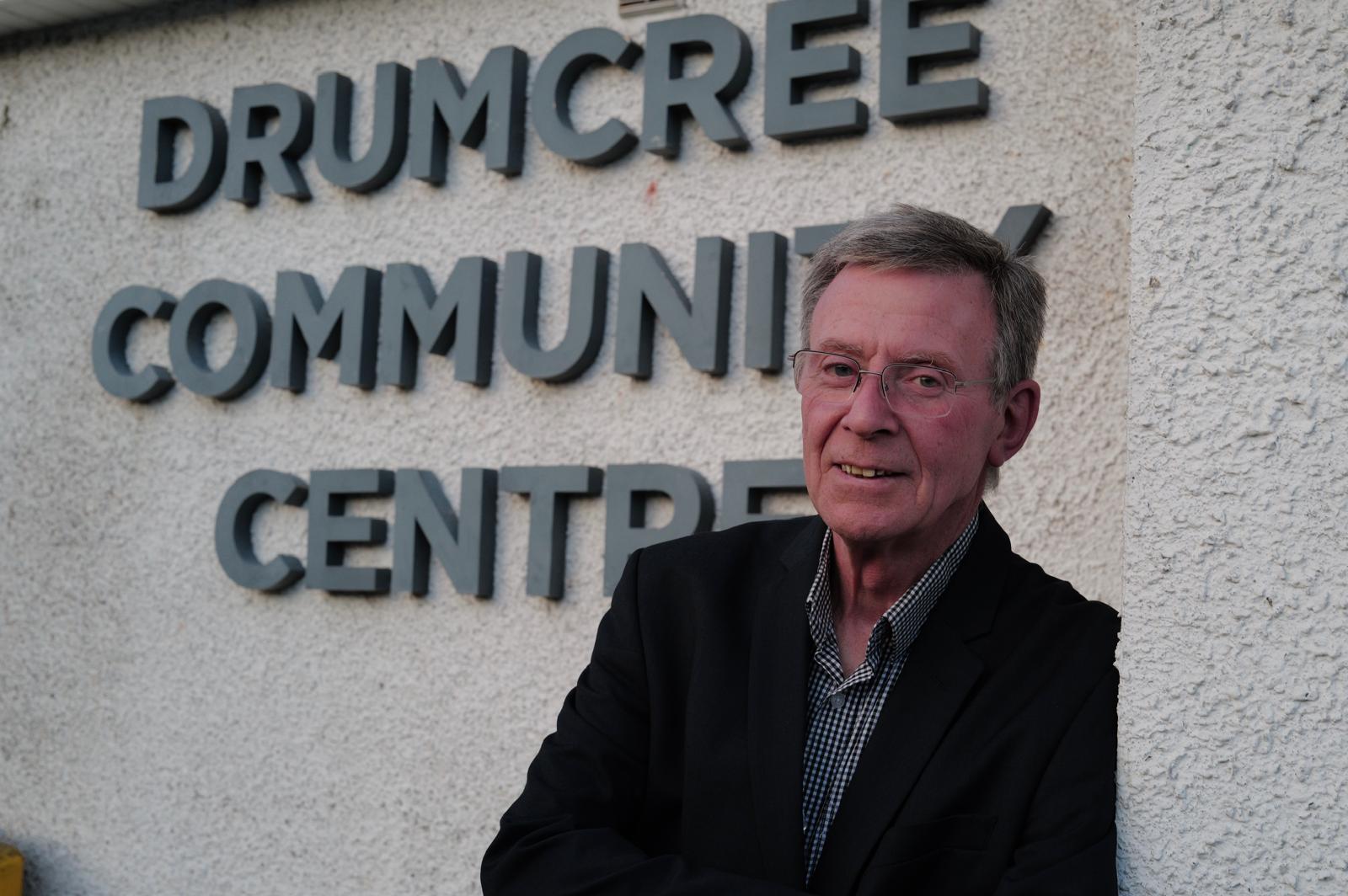 COMMUNITY CONFIDENCE: Garvaghy Road Residents\' Coalition spokesperson Breandán Mac Cionnaith this evening in Portadown
