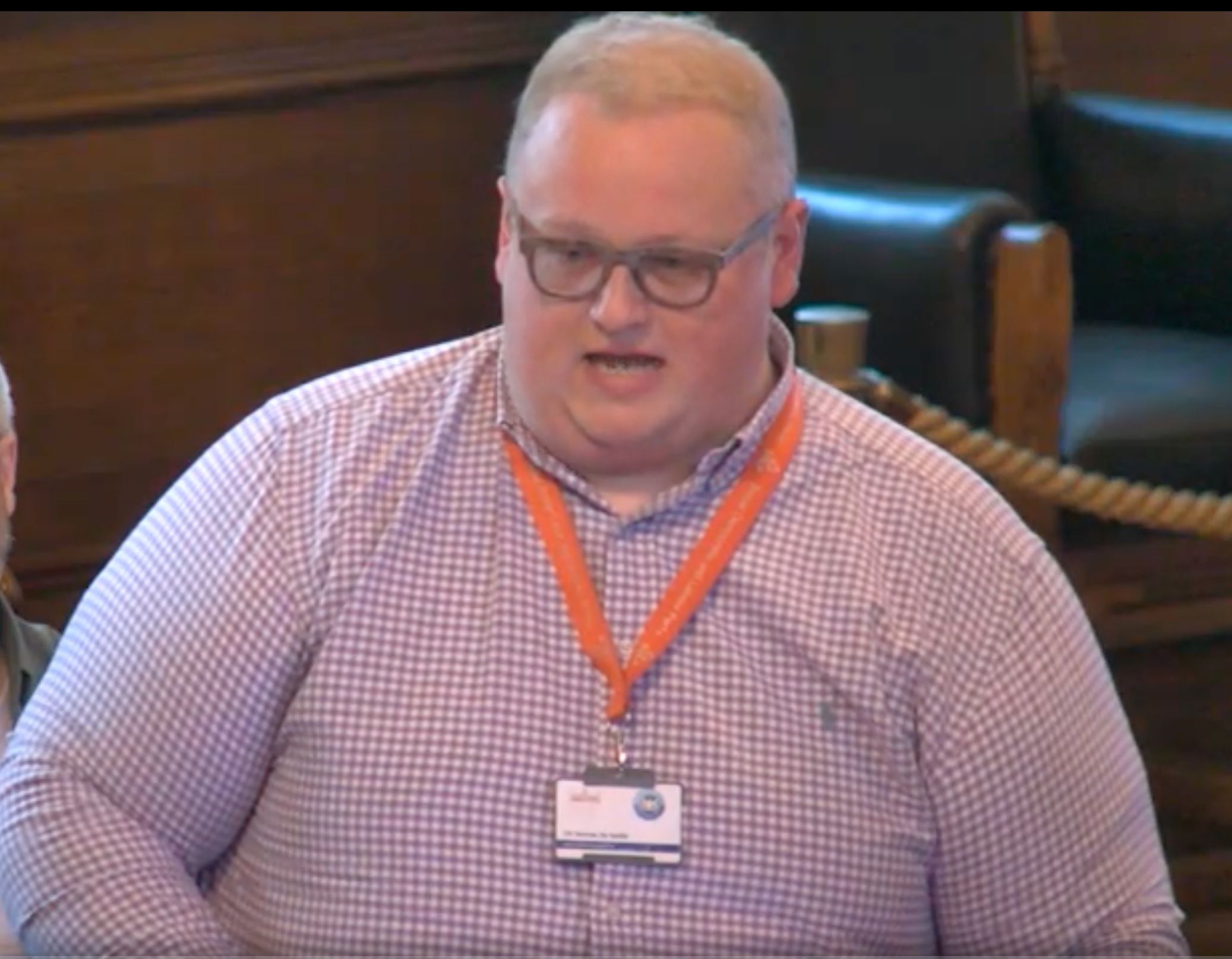 POIGNANT: SDLP Councillor Séamas de Faoite read out the names of the 21 people who lost their lives during the last Drumcree dispute