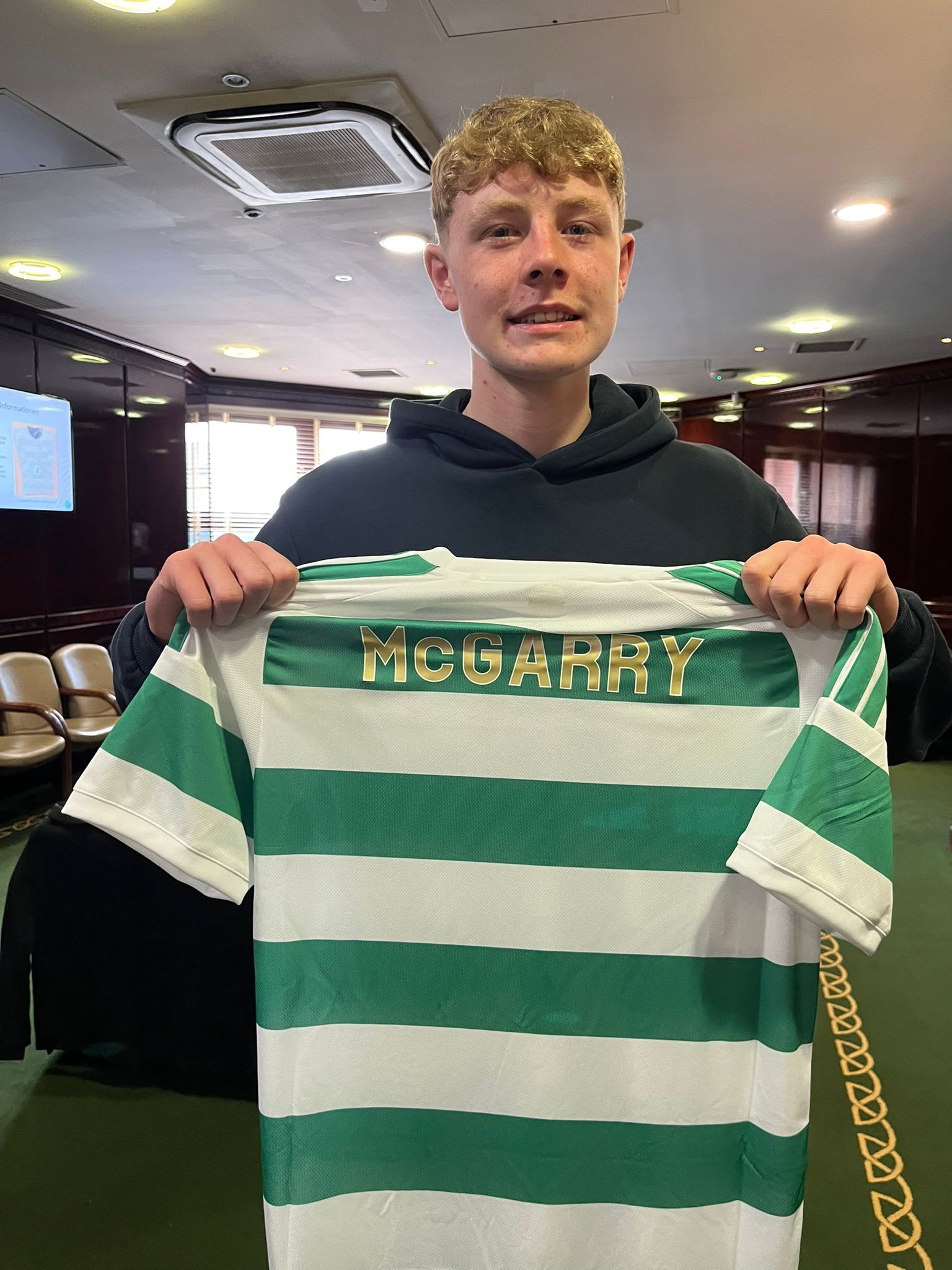 West Belfast native Shea McGarry will sign a professional contract with Celtic Football Club