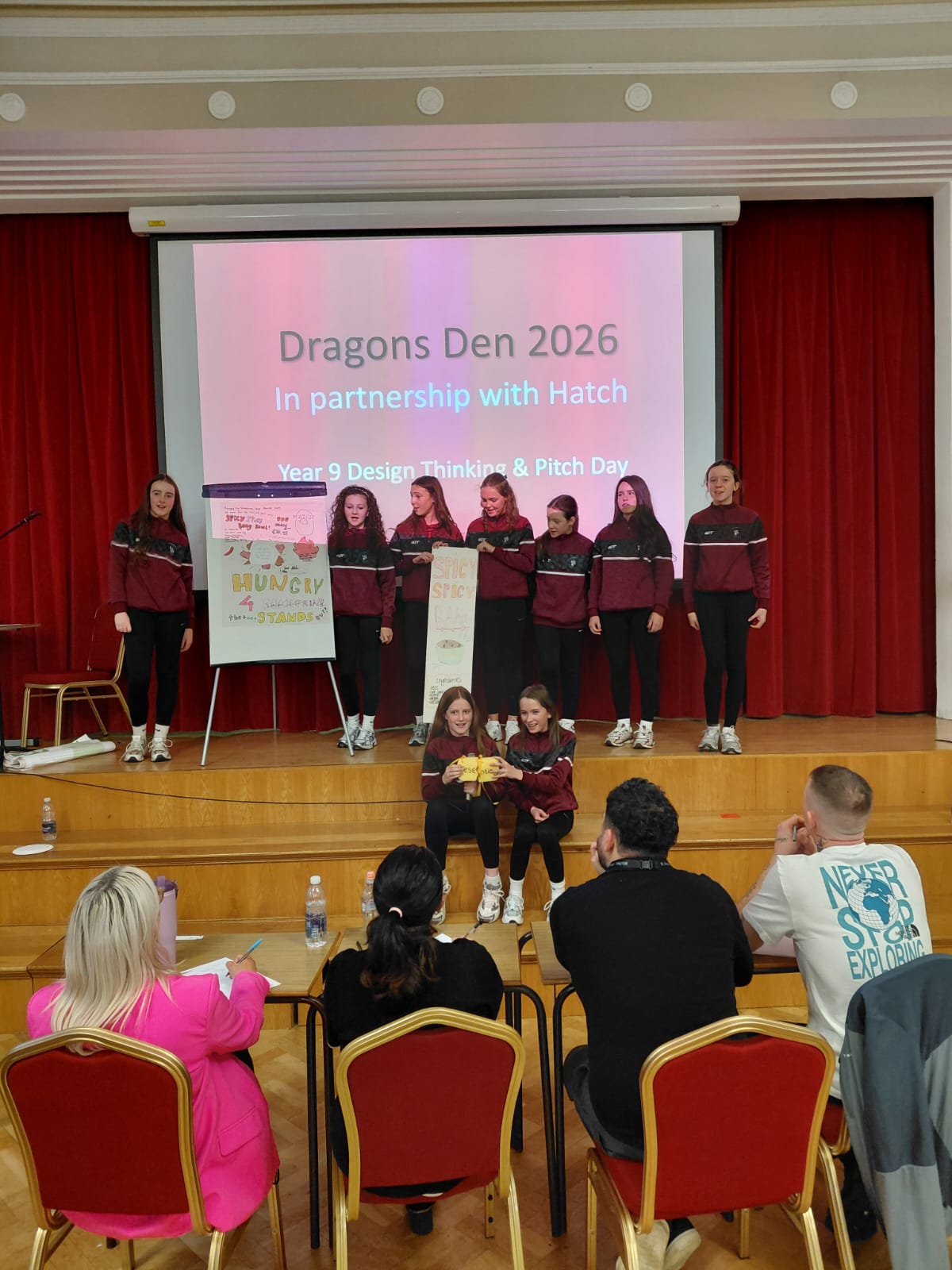 PITCHING THEIR IDEAS: The St Dominic\'s pupils came up with new concepts during the day