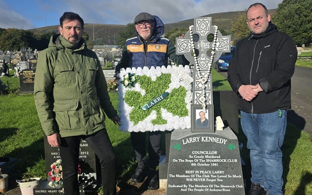 Murdered Belfast councillor Larry Kennedy is remembered 45 years on