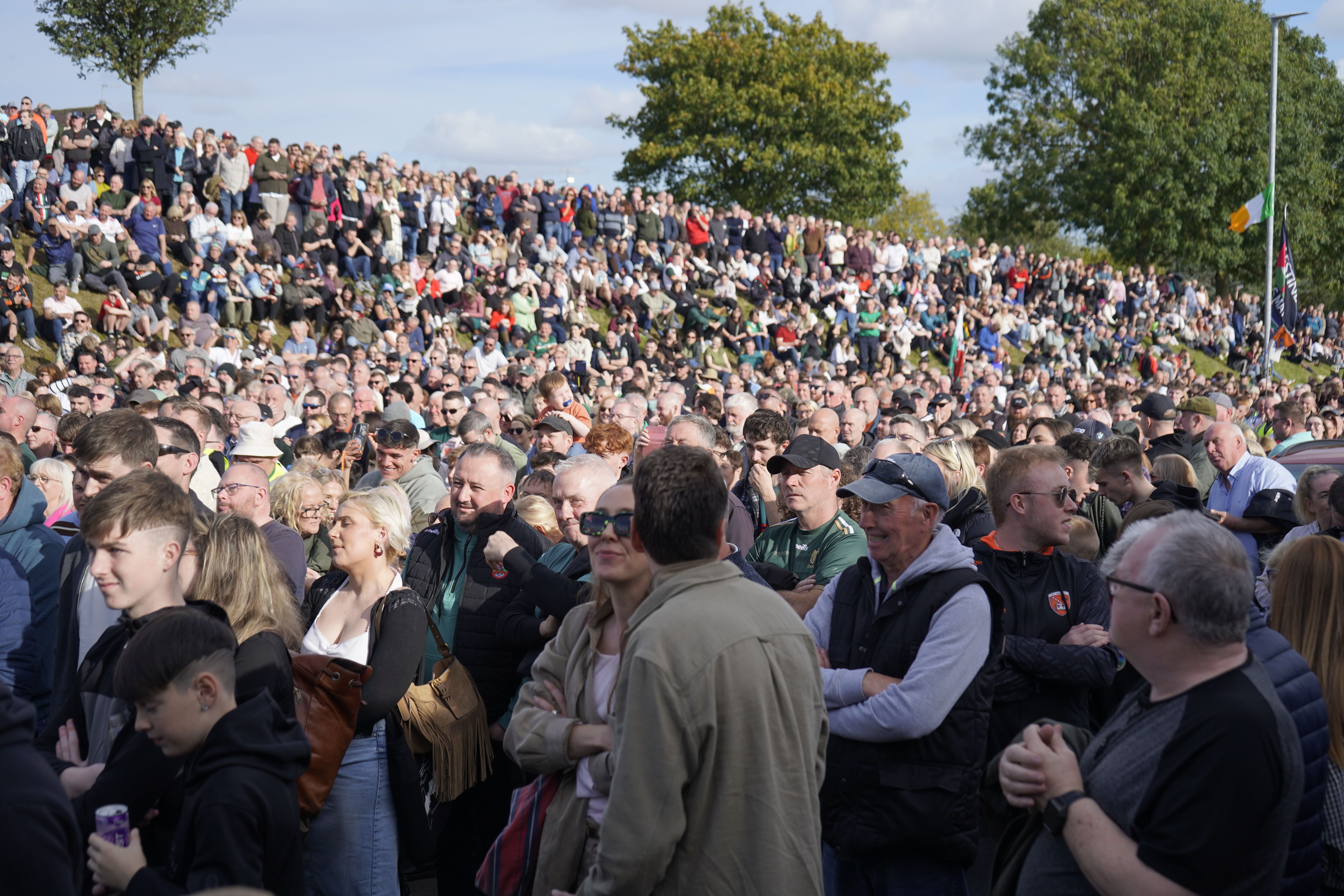 TURN-OUT: The size of the crowd at Garvaghy on Saturday took many people by surprise and gave great succour to local people