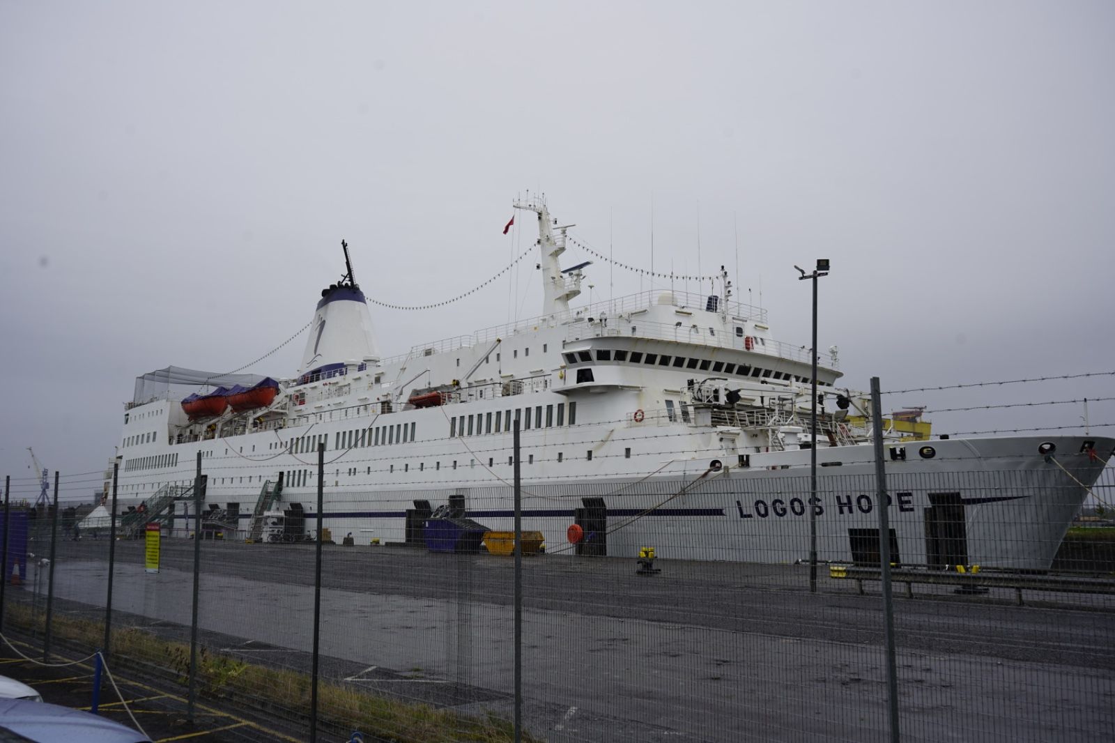 DOCKED: Logos Hope is in Belfast until October 20