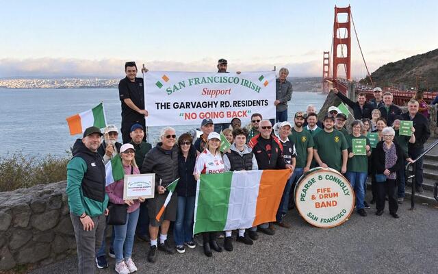 Irish American support played crucial role in forcing British to ban Orange Order parade