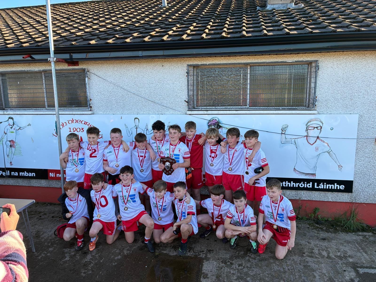WELL PLAYED: Lámh Dhearg U-12.5 team which clinched the Felix Mulligan tournament