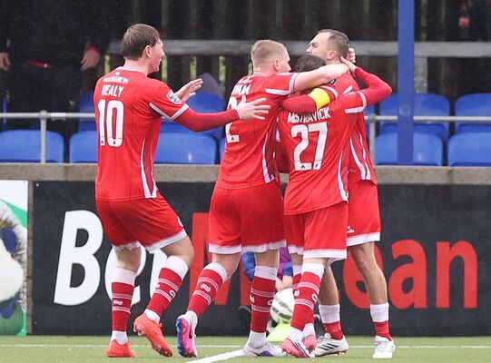 Soccer: Cliftonville end barren run with victory over Dungannon 