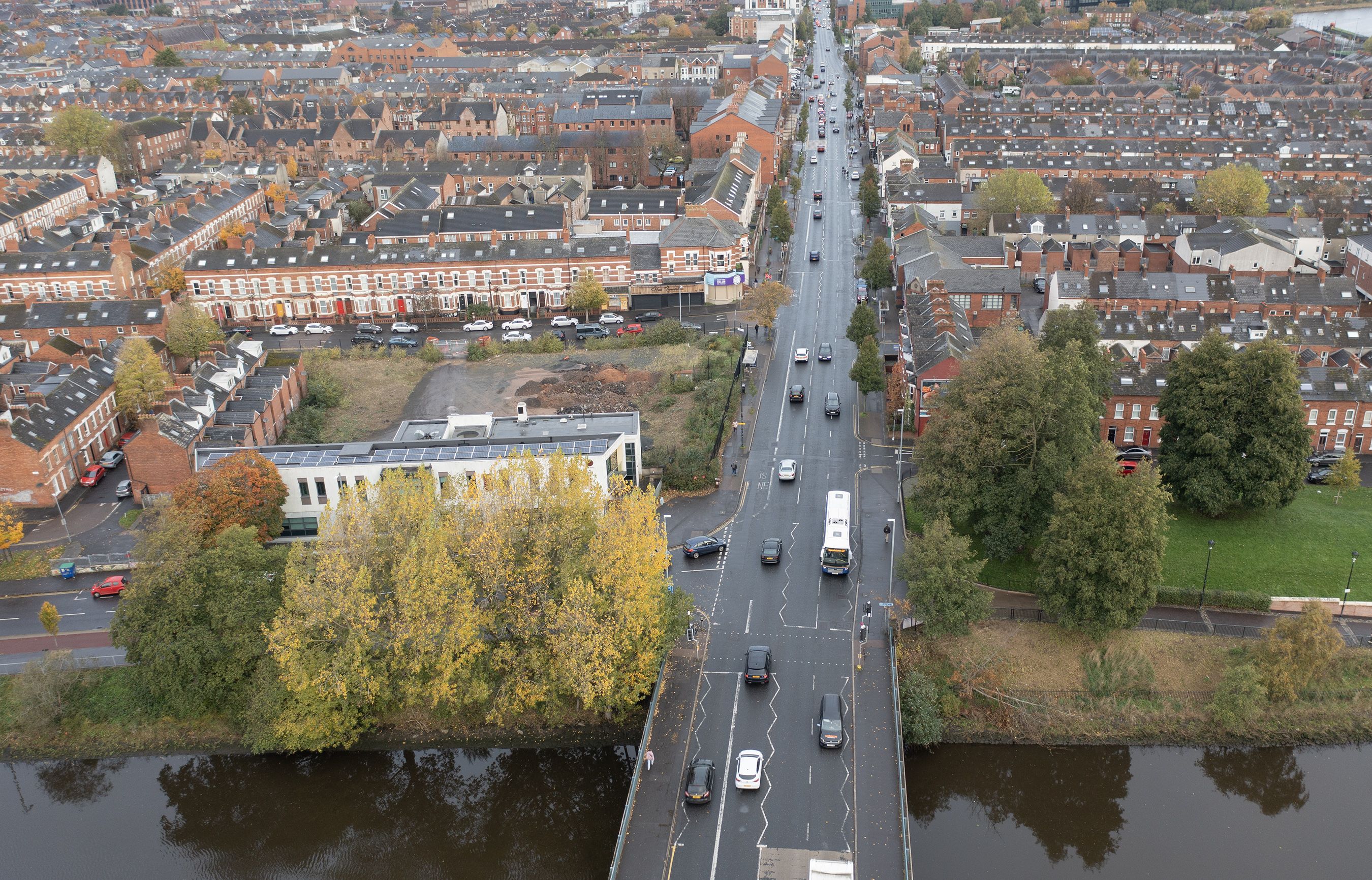 BLOCKED: The parade has been prohibited from crossing Ormeau Bridge
