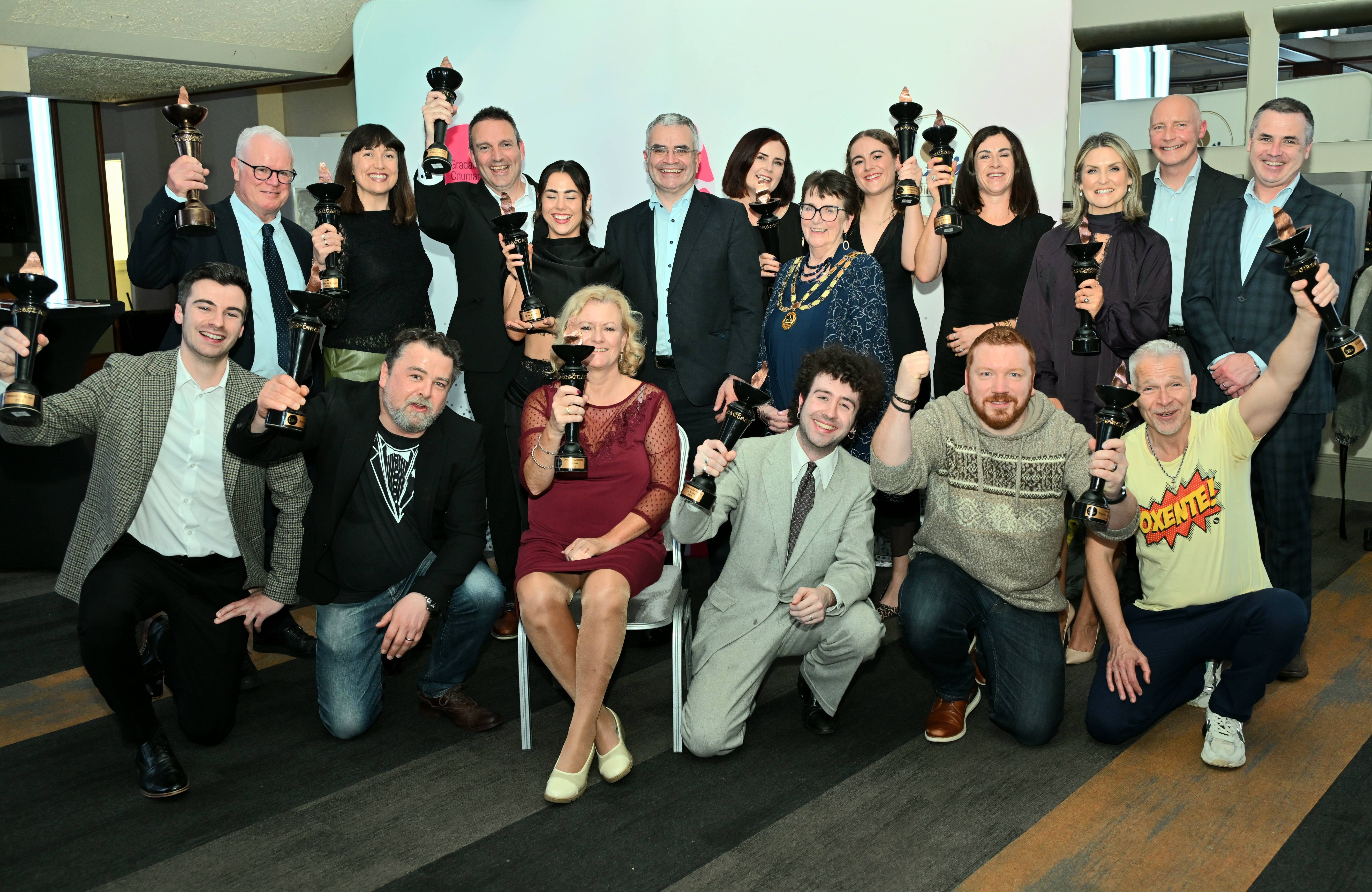 Oíche mhór mhaith ag na Gradaim Chumarsáide ag Oireachtas na Samhna