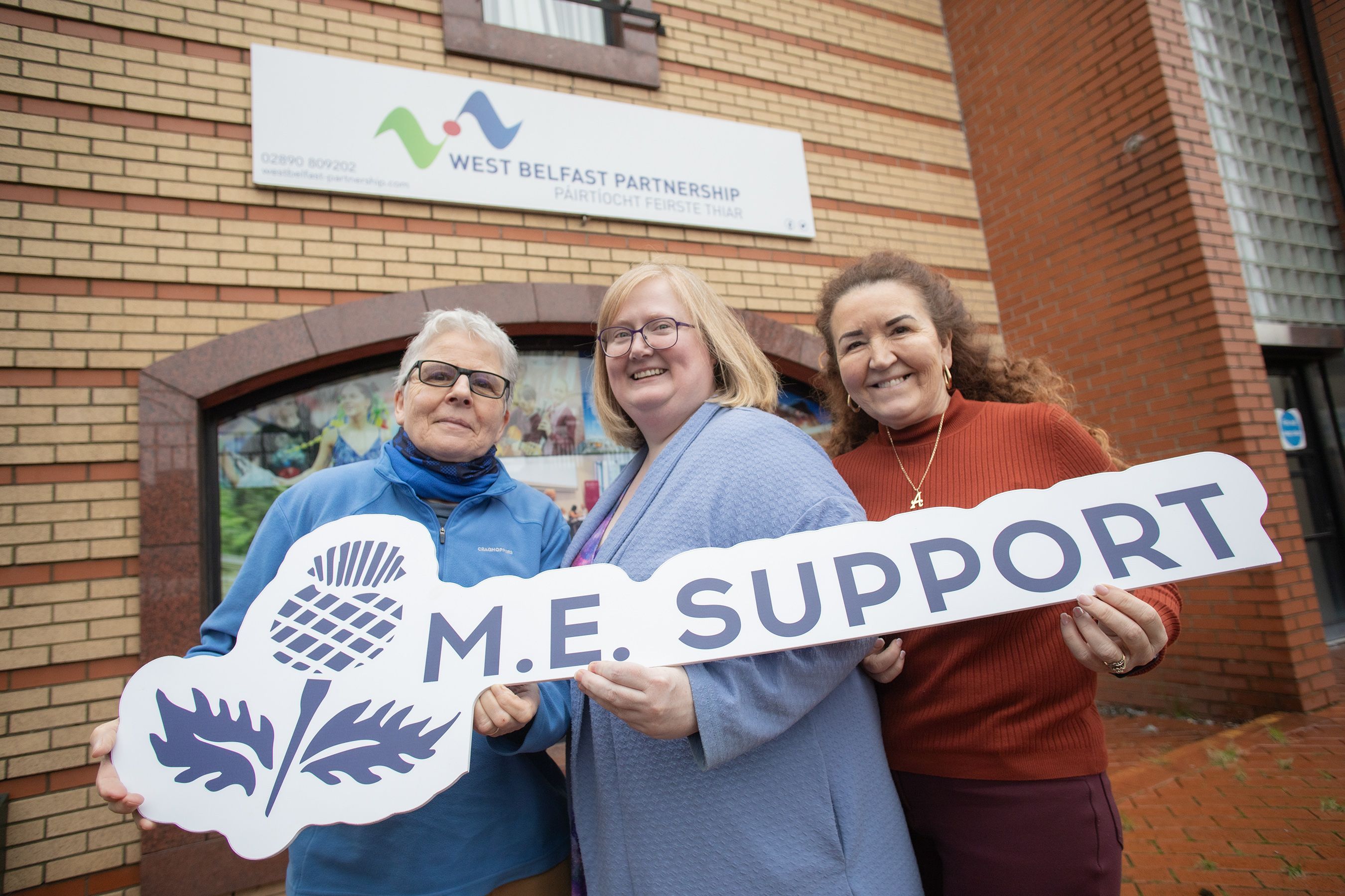 NEW ROLE: Mary Mernagh, Alana Isom and Antoinette Christie from ME Support