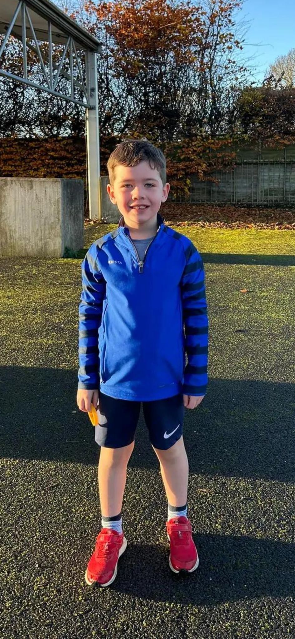 MILESTONE: Cillian McKeown (7) is about to hit his parkrun century