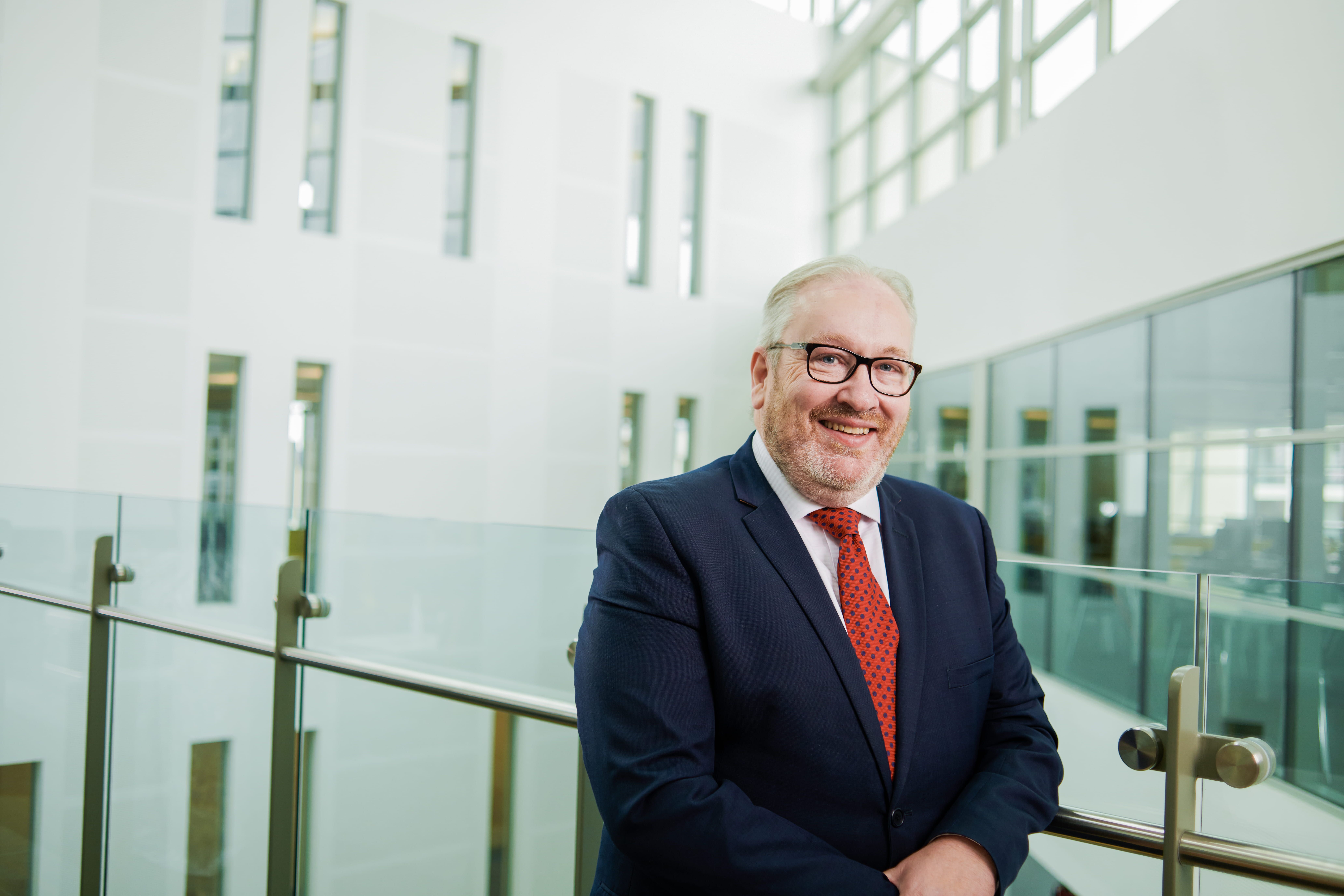 NEW ROLE: Damian Duffy has been appointed Principal and Chief Executive of Belfast Met