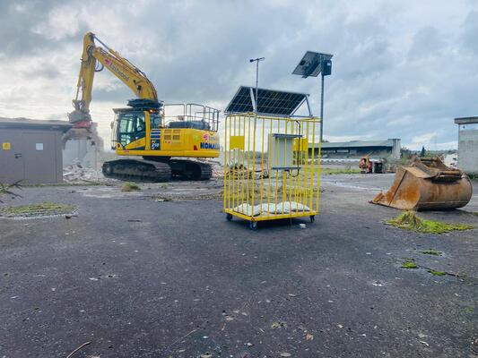 As demolition work progresses, West Belfast MLAs clash over Casement revenue