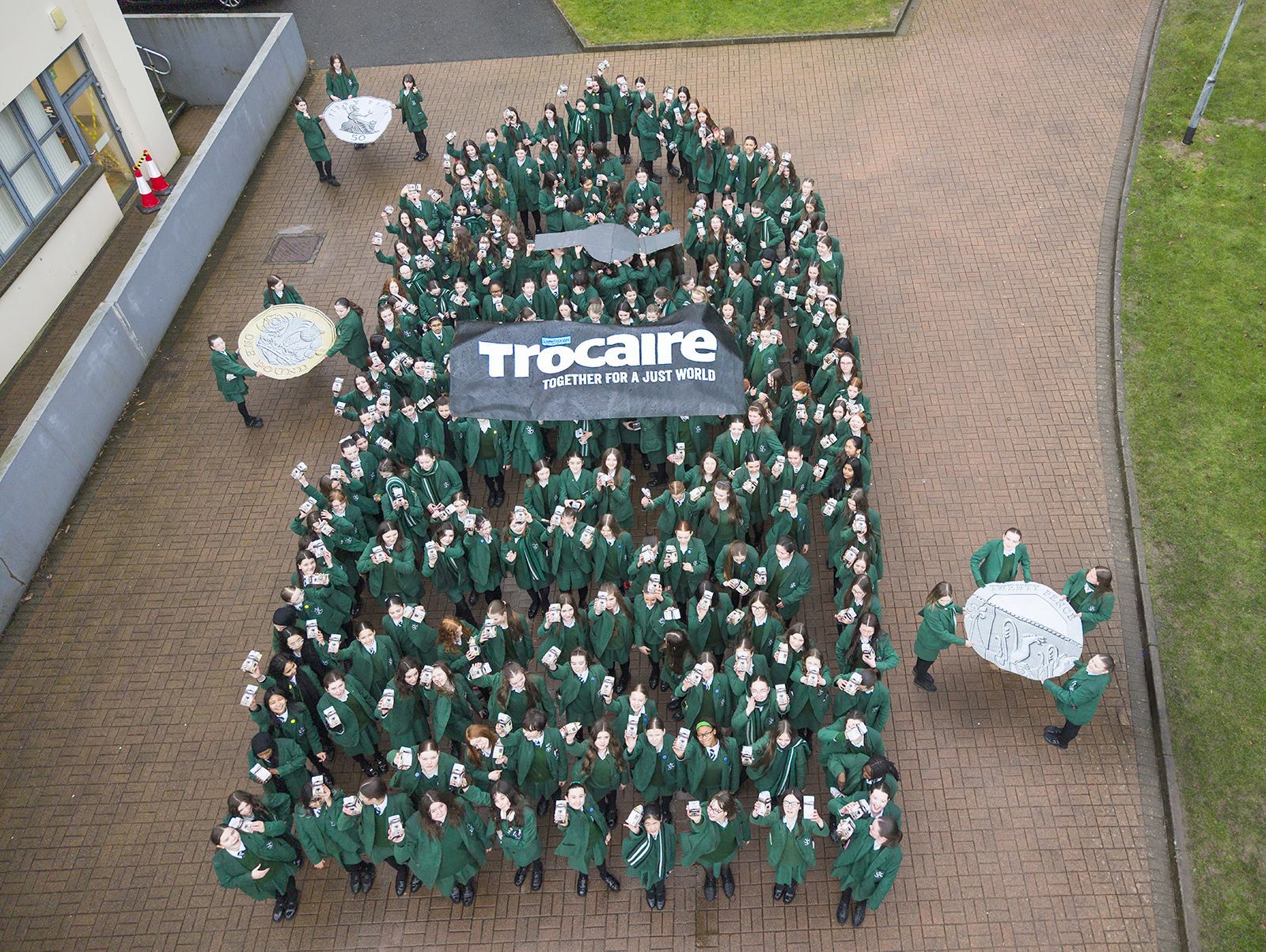 \'IT\'S NOT JUST A BOX, IT\'S A LIFELINE: Students from Dominican College, Belfast launch the Trócaire Box Appeal at Lent. The appeal enables Trócaire to support work in some of the  world\'s most fragile countries.  
