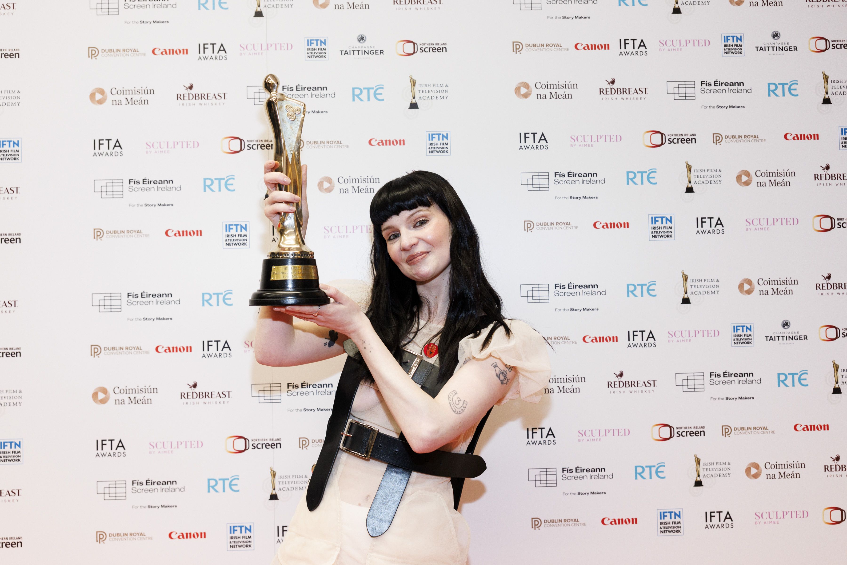 BEST ACTRESS: West Belfast actress Lola Petticrew