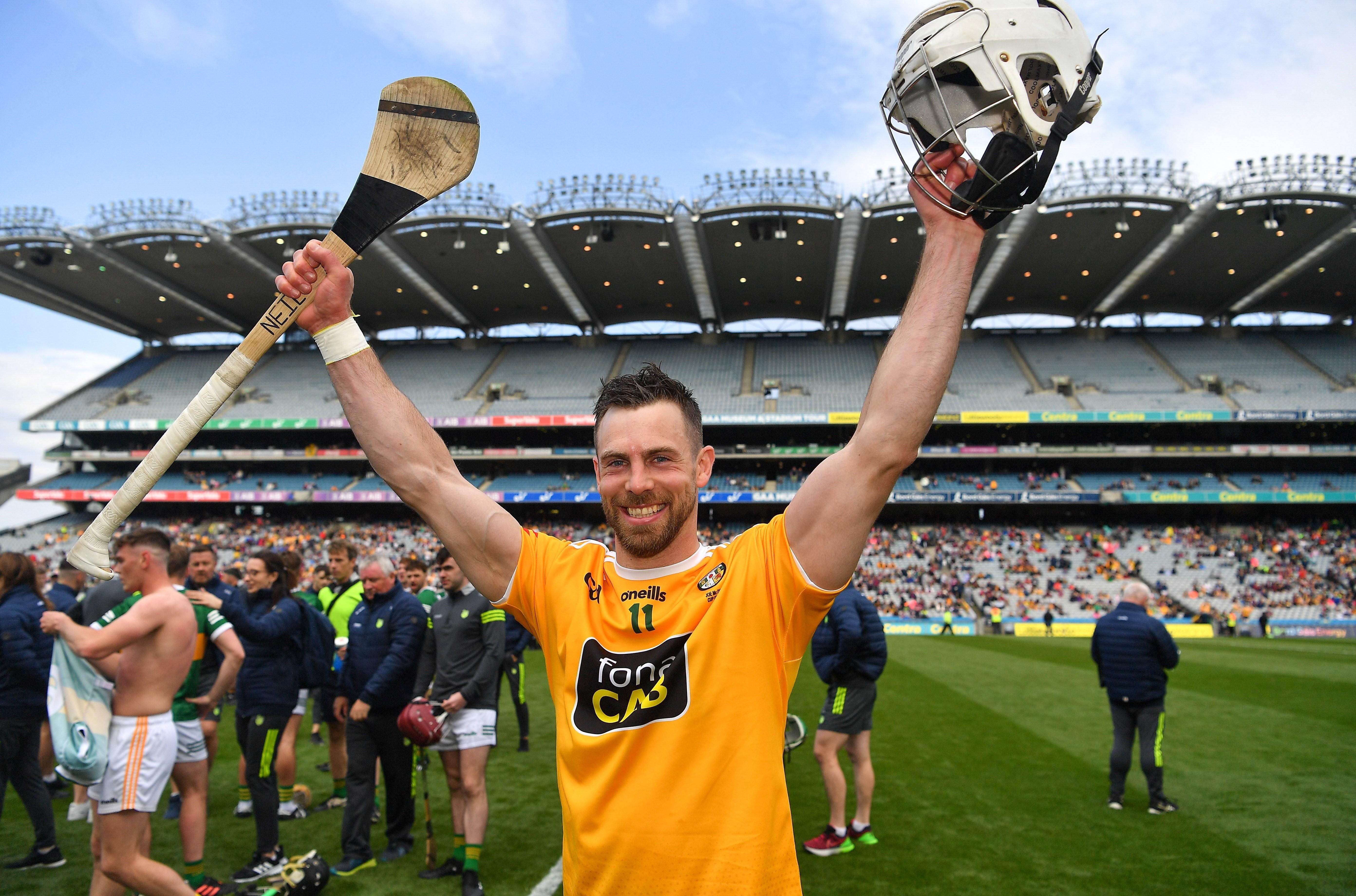 CENTRE OF ATTENTION: Former Antrim hurler Neil McManus