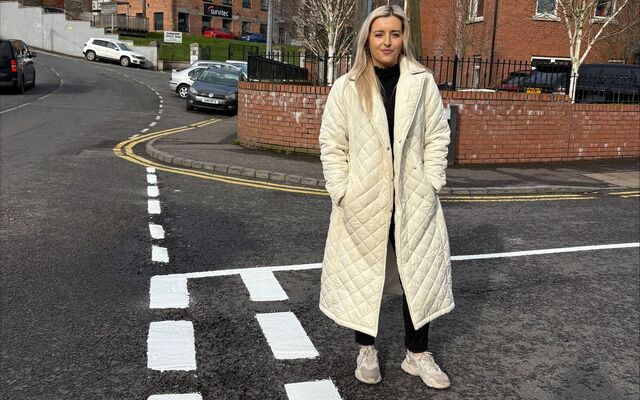 Road markings refreshed across Dunmurry