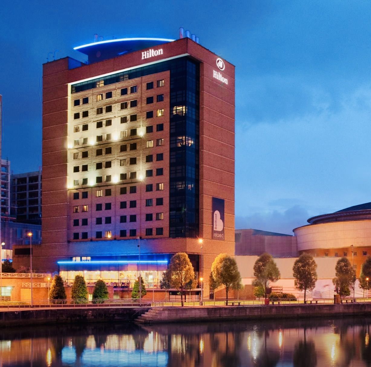 ROOM SERVICE: The peregrines feast on the city’s huge pigeon population, selecting prey from their lofty Hilton Hotel vantage point