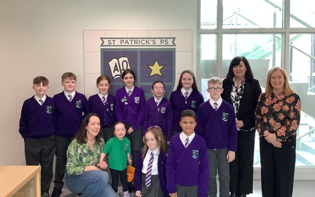 St Patrick’s Primary School joins Mencap NI to Celebrate Rock Your Socks Day