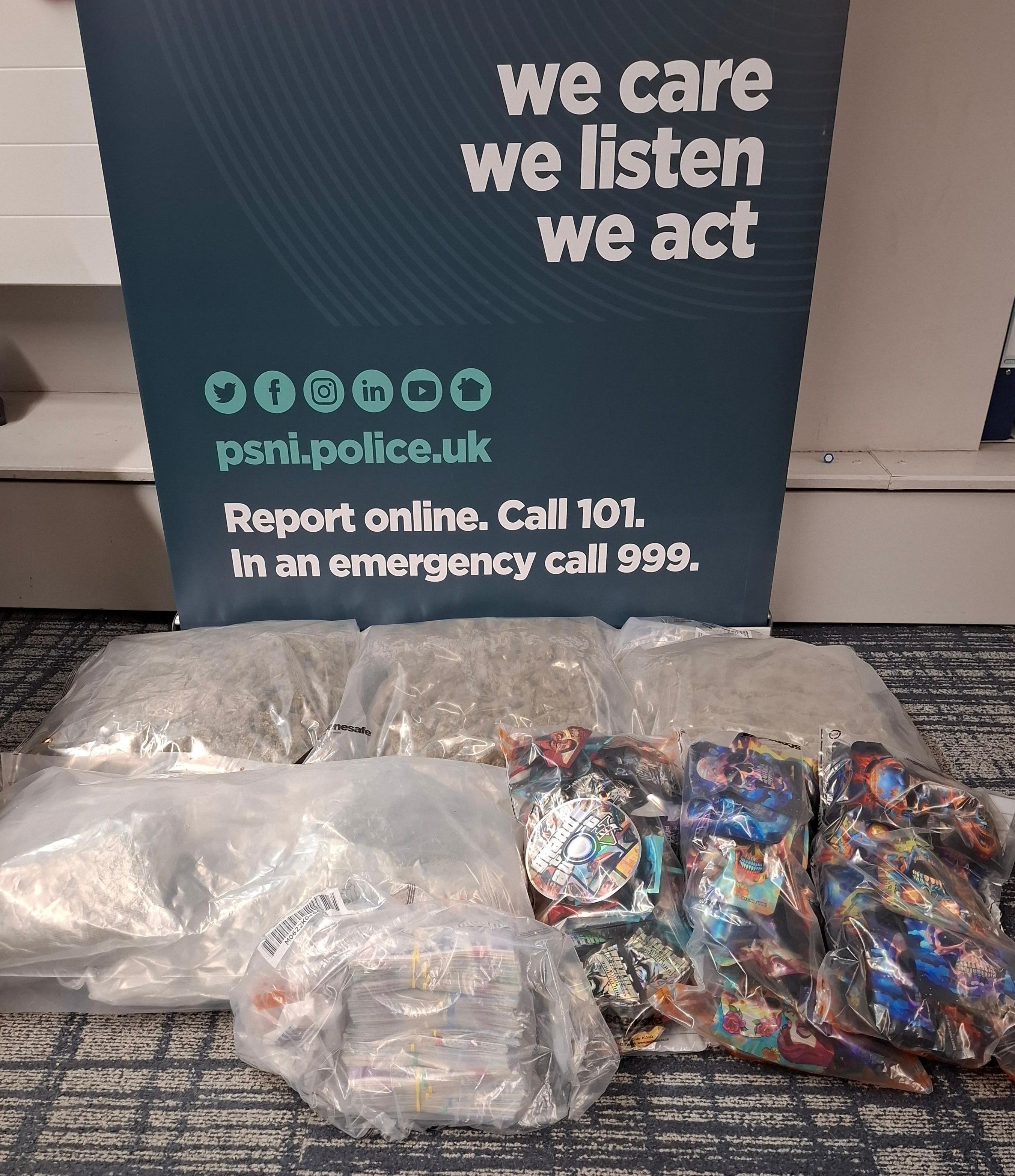 SEIZED: Some of the items 