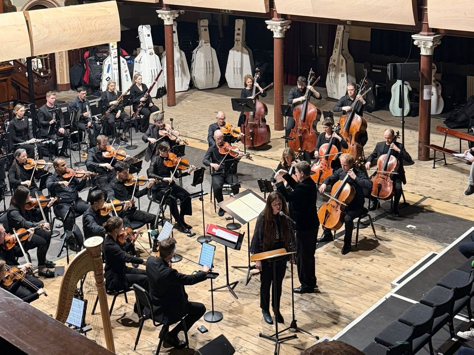 HITTING A HIGH NOTE: Ulster Orchestra performing with Gráinne Holland in the former Townsend Presbyterian Church this week