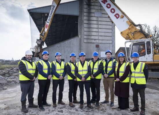 Demolition of Casement Park stand gets underway