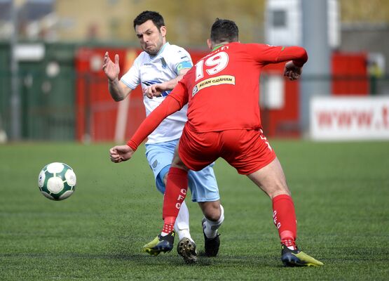 Soccer: Ten-man Reds suffer late Ballymena comeback in home draw