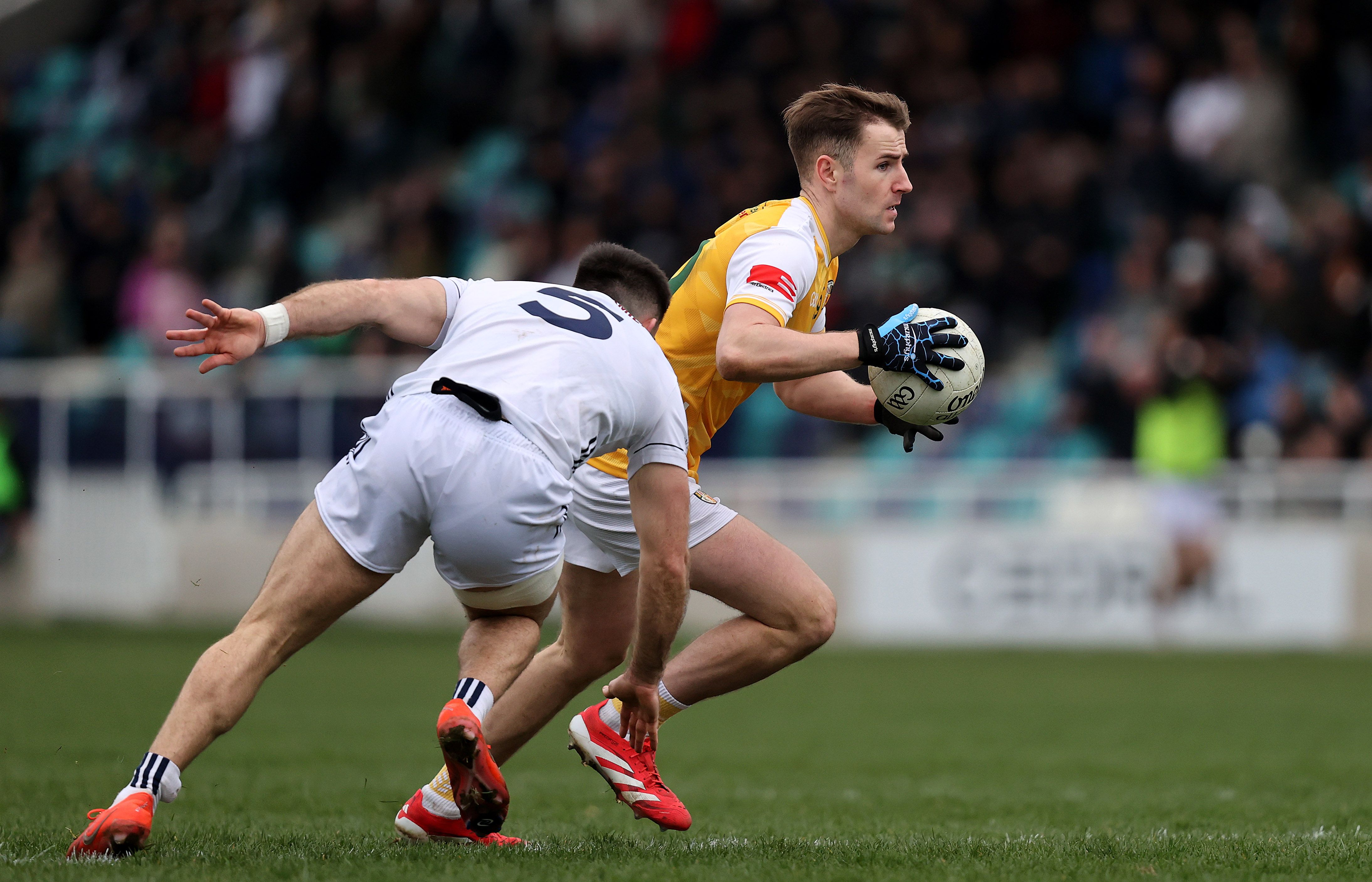 TOP MAN: Dominic McEnhill top-scored for Antrim on Sunday afternoon