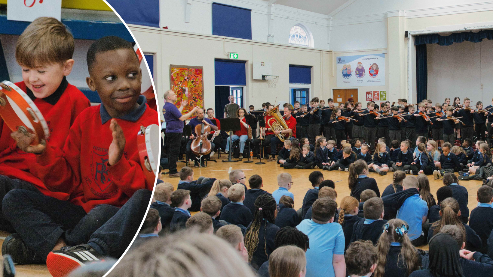 ENJOYING THE MUSIC: The Crescendo project reached a joyful finale with four school showcases on 24 and 25 March