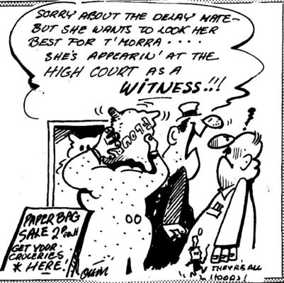 EYE ON THE PAST: MARCH 1985 – Housing Executive boss tours Unity Flats