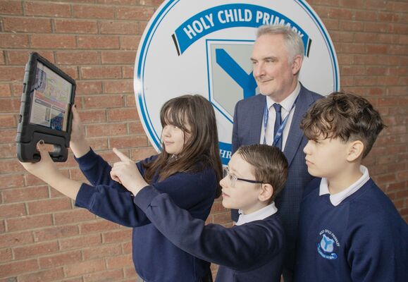 Holy Child Primary School celebrate launch of new website