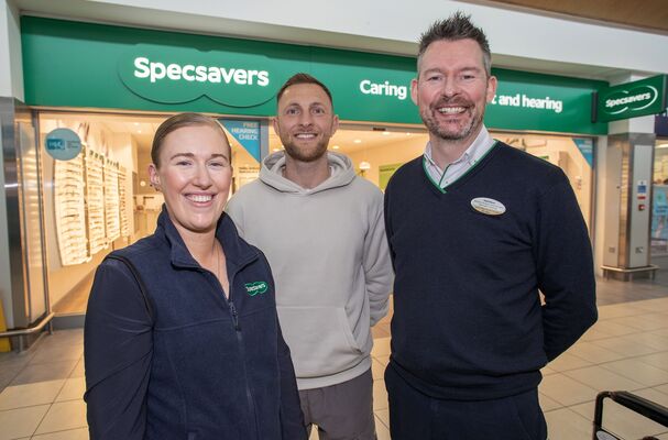 Specsavers throws its support behind Conor's marathon challenge for West Wellbeing