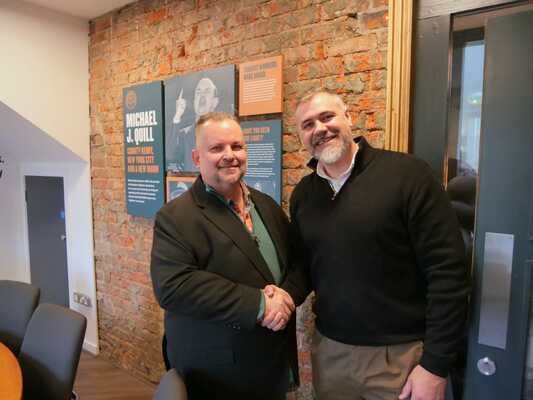 Áras Uí Chonghaile strengthens bonds between Irish and US labour movements