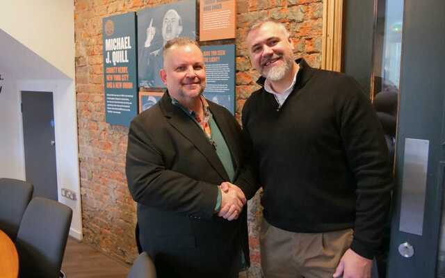 Áras Uí Chonghaile strengthens bonds between Irish and US labour movements