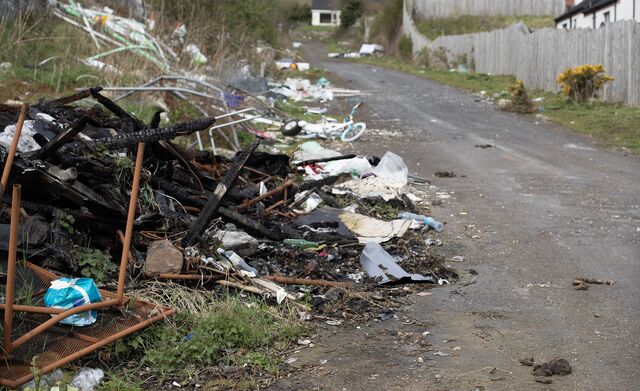Anger over dumping on Glen Road