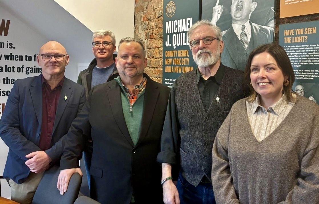 JOY: Joe Cahill, Gerry, Cruncher, Gerry Kelly and, front, Cleaky Clarke