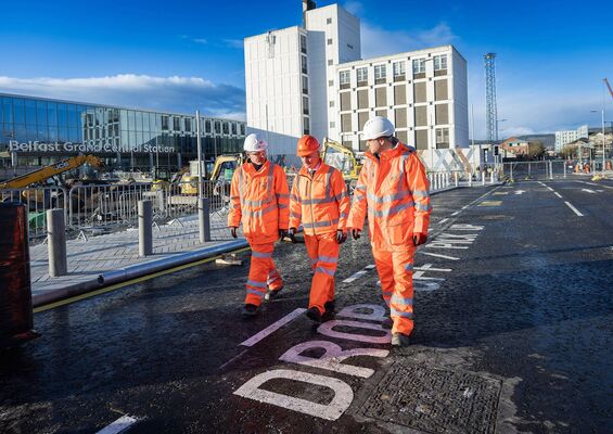 Road closures planned to allow further work at Belfast Grand Central Station