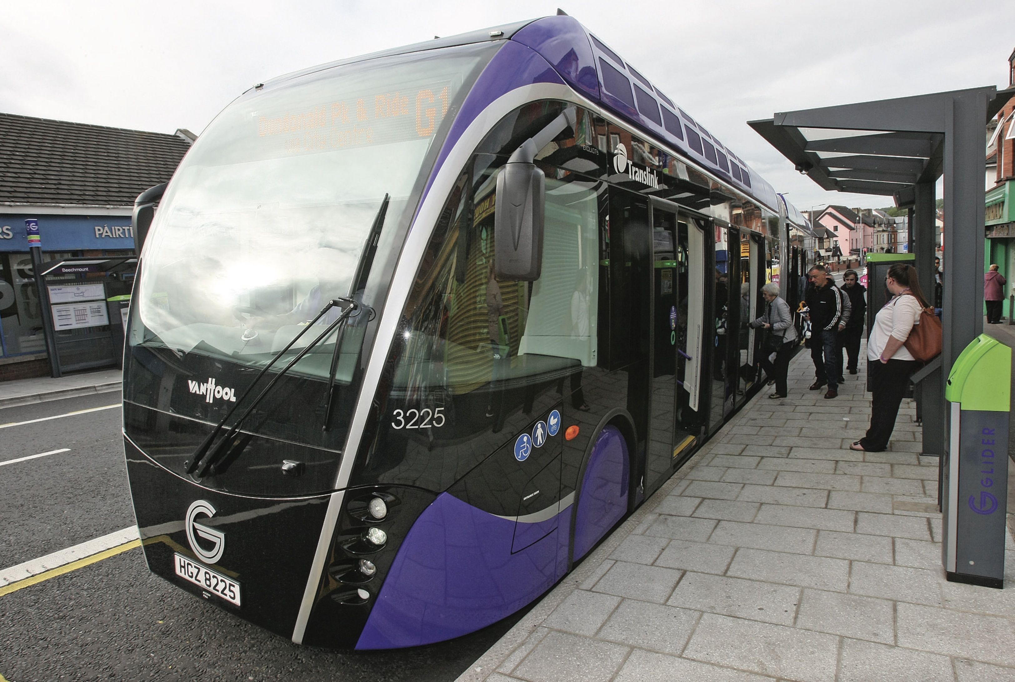 DAMAGE: A Glider was targeted on Thursday night