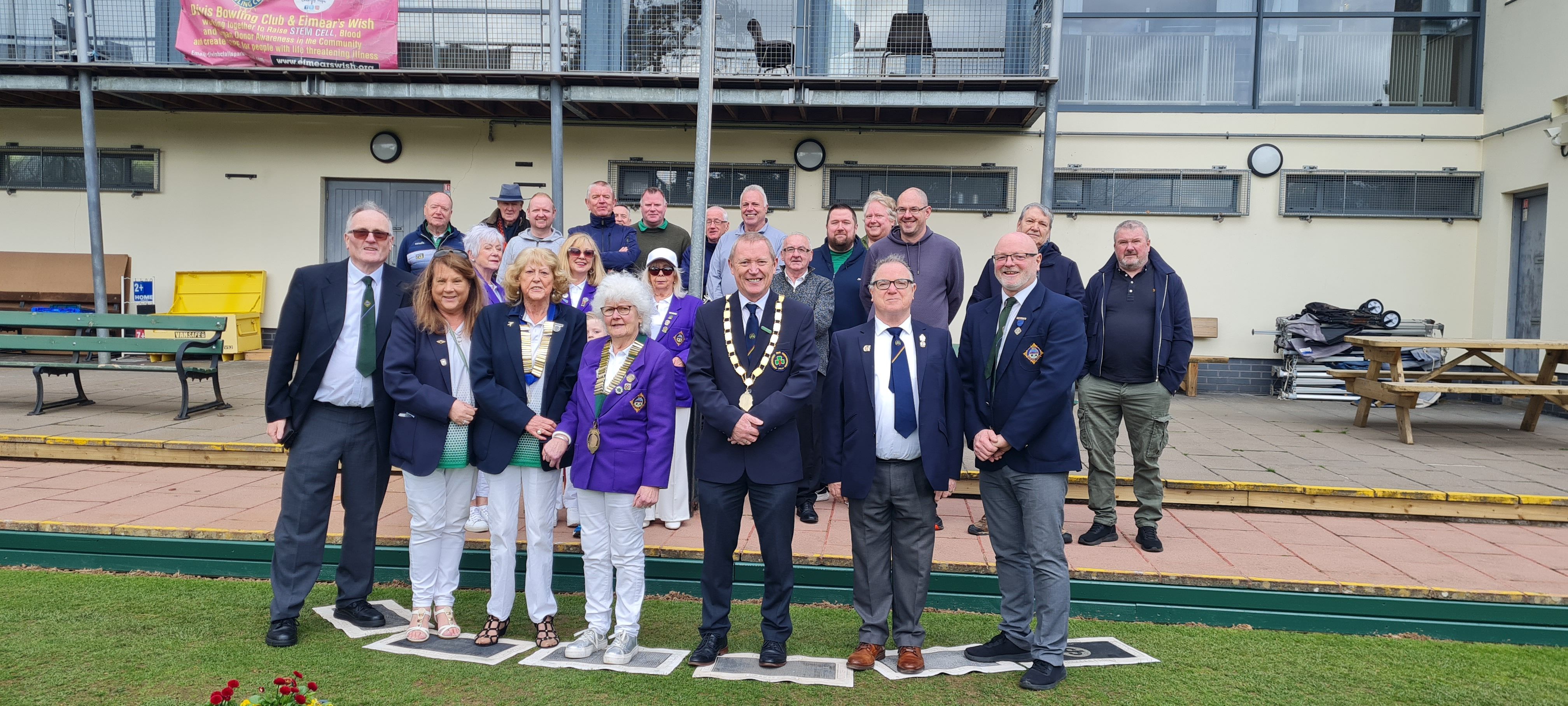 LOOKING FORWARD TO THE SEASON AHEAD: Falls Bowling Club enjoyed its opening day of their 99th year