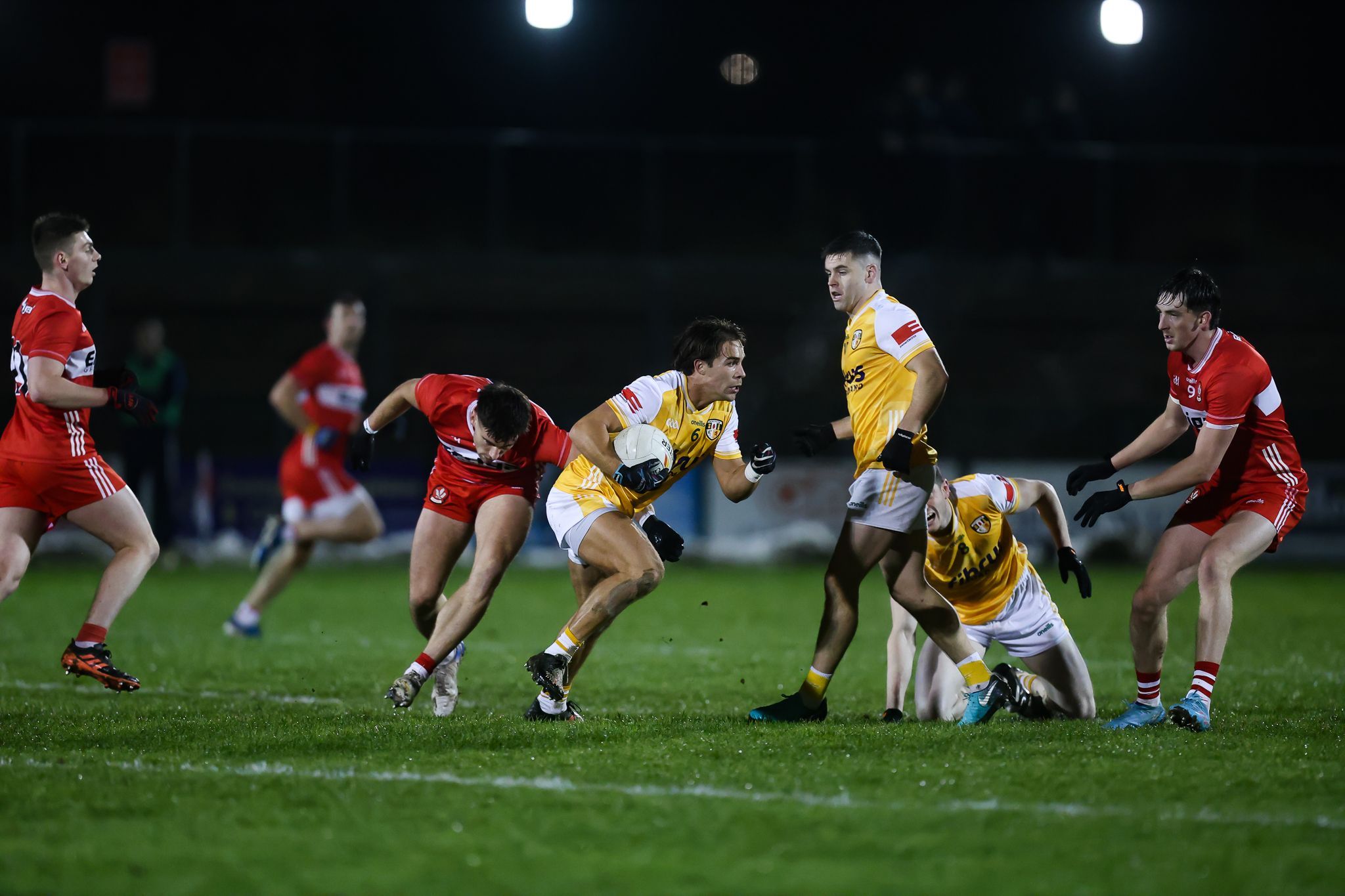 ENTER THE SAFFRONS: Antrim face Derry on Saturday evening