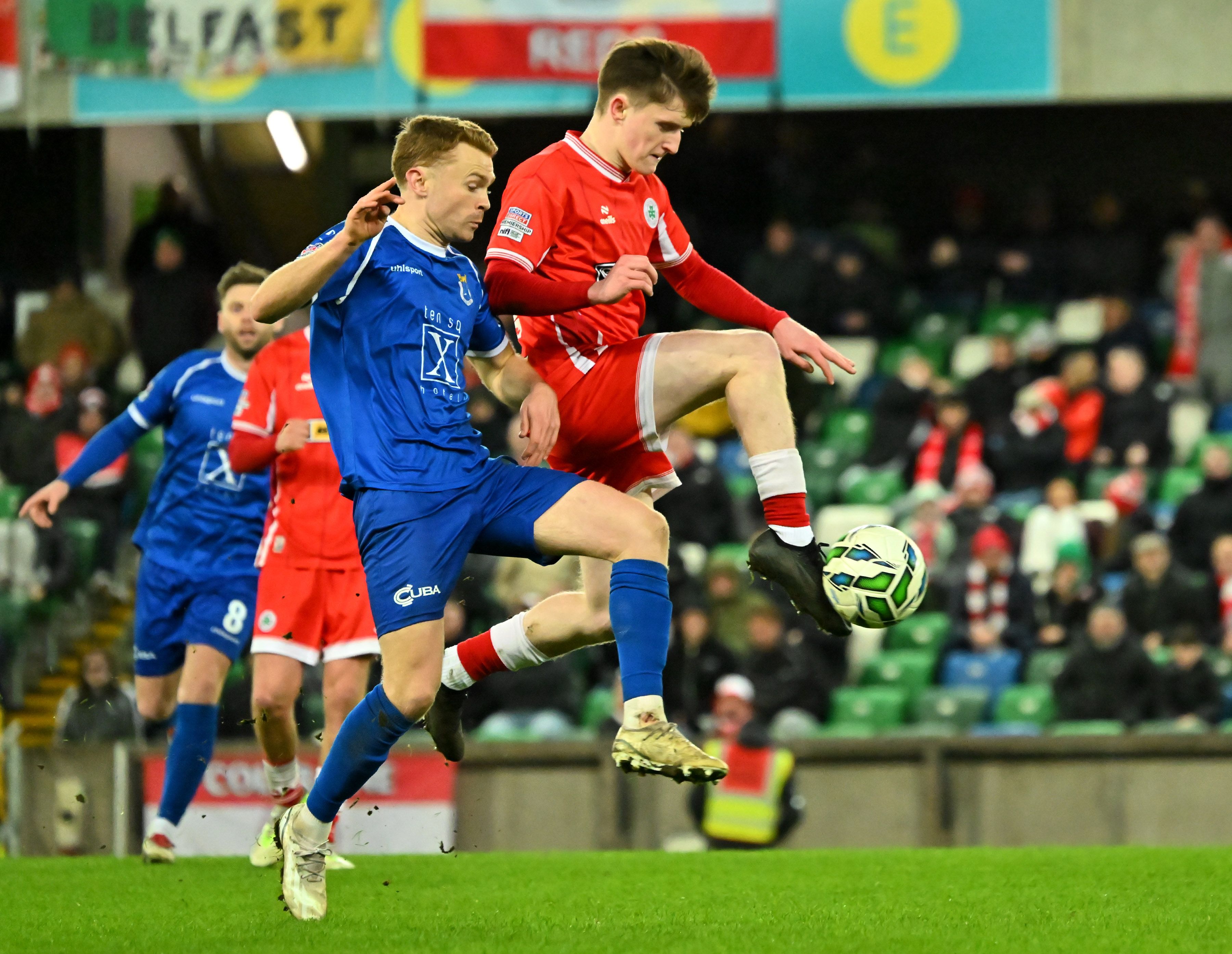 BACK ON TRACK: Cliftonville will hope to avenge their defeat to Dungannon in the Irish Cup