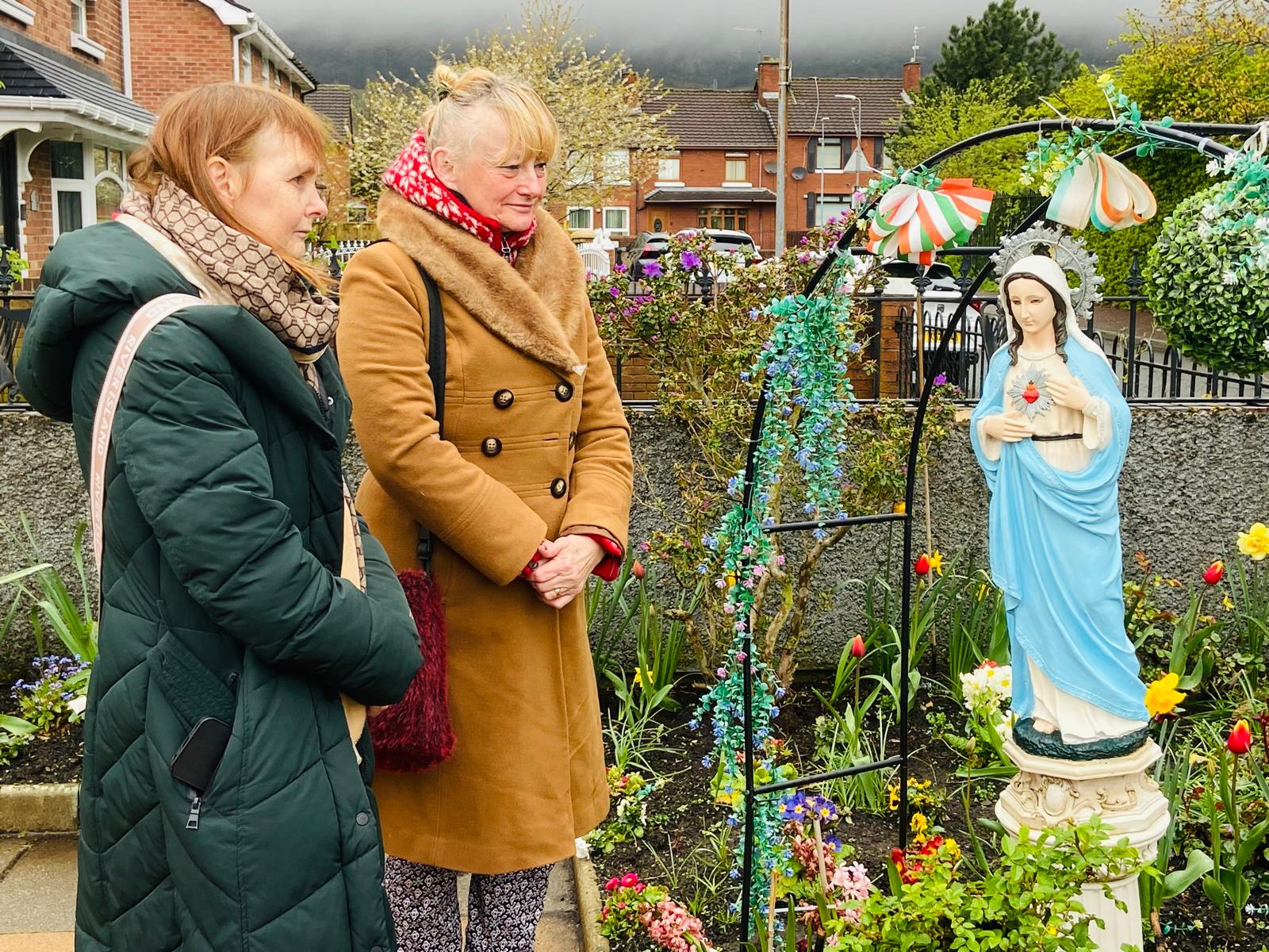 JUSTICE: Jacqueline Butler and Patricia Butler at the Springhill-Westock Memorial Garden