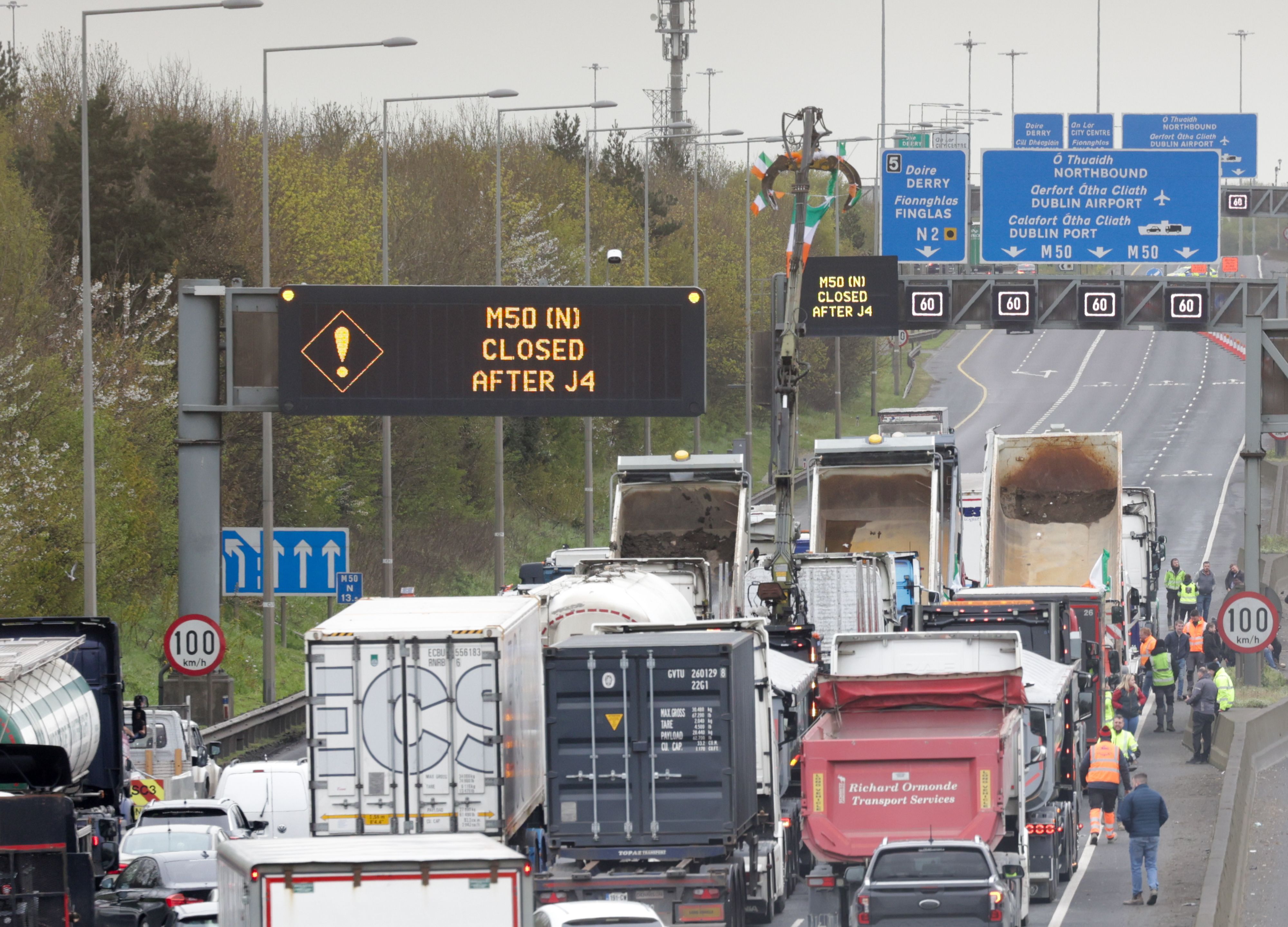 NO WAY THROUGH: Fuel protests started in the South last week