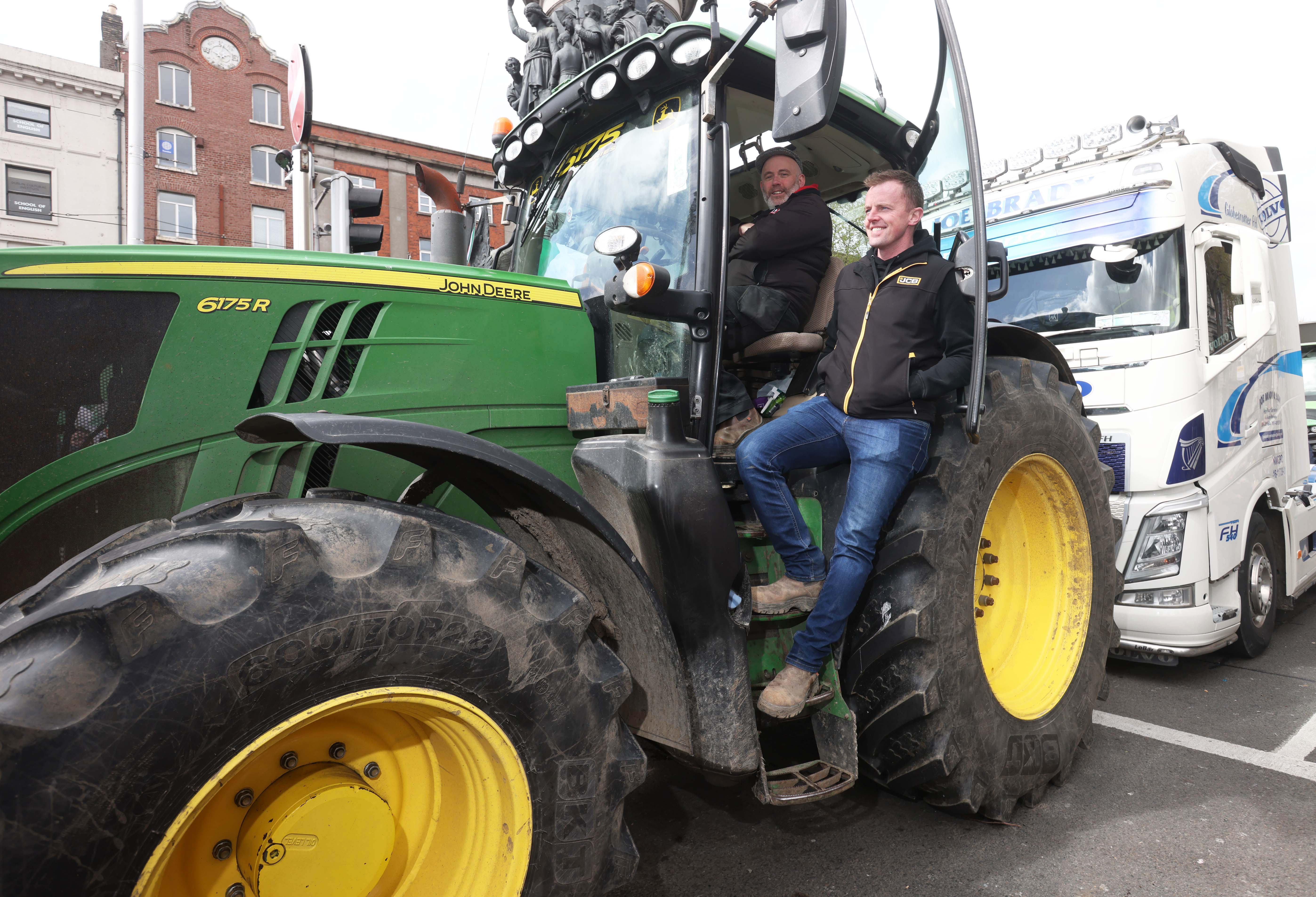 STAND-OFF: The farmers and truckers fuel protest secured a half-billlion Euro package from the government